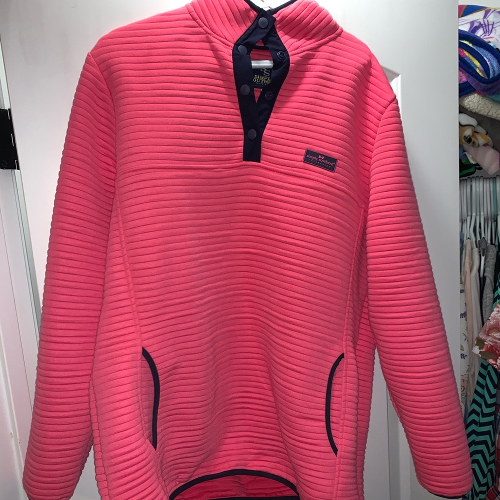 Pink Simply Southern Ribbed Pullover